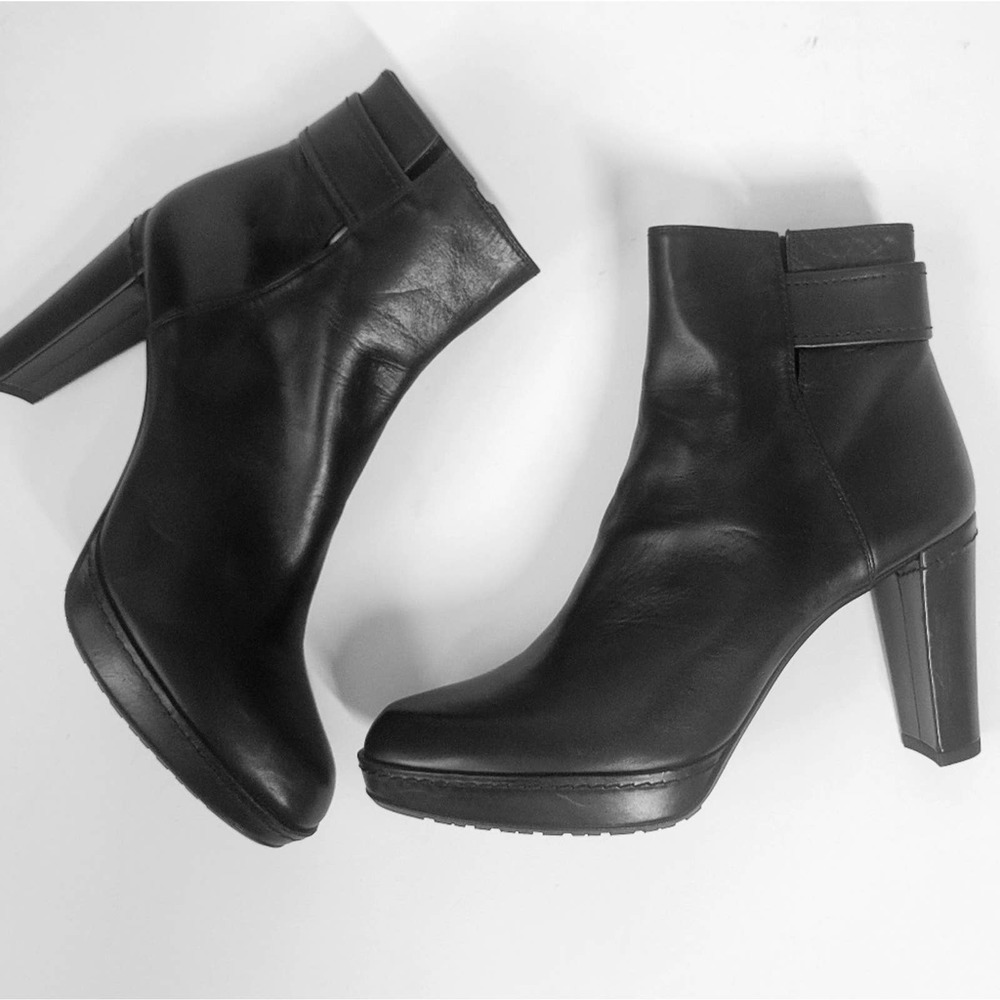 NEW! STUART WEITZMAN Banjogal Platform Ankle Boots 10. - Picture 4 of 16